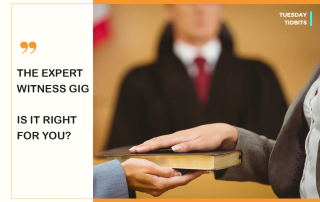 Tuesday Tidbits The Expert Witness Gig Is it Right for you